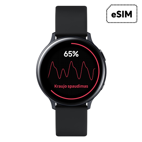 Samsung laikrodis-telefonas Galaxy Watch Active 2 LTE Aluminium 40mm (eSIM)  | Bitė Lietuva