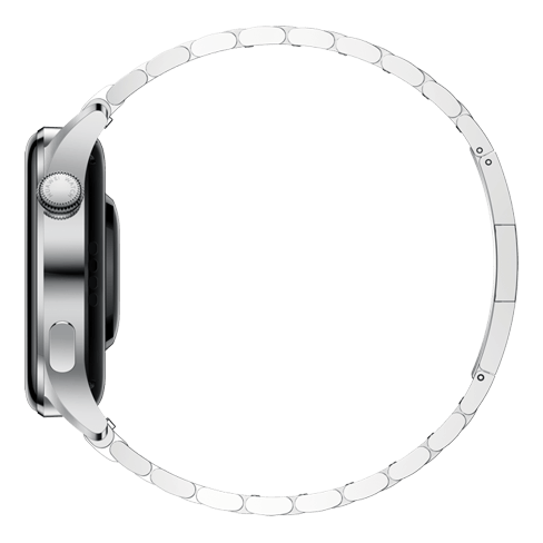 Huawei Watch 3 LTE Stainless Steel (ESIM) | Bitė Lietuva
