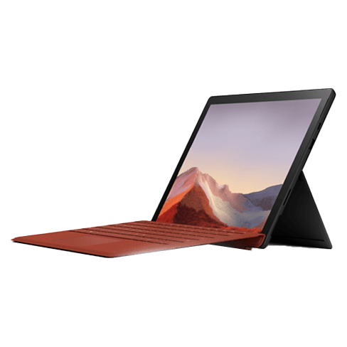 Microsoft Surface Pro 7 + Surface Pro Type Cover Poppy Red 12.3" nešiojamas kompiuteris