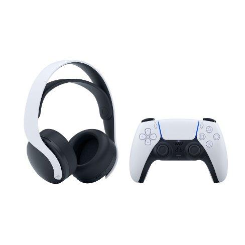 Žaidimų konsolė Sony Playstation 5 (PS5) 825GB White + papildomas pultelis  Sony DualSense PS5 + ausinės Sony PULSE 3D Wireless PS5, žema kaina -  BIGBOX.LT