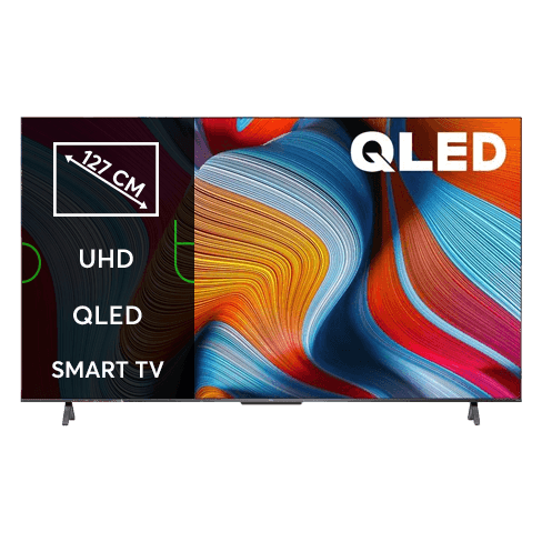 TCL 50" QLED UHD 50C722 išmanusis televizorius