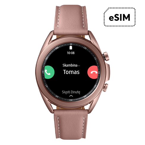Samsung laikrodis-telefonas Galaxy Watch 3 41mm LTE (eSIM) (Atidaryta pakuotė)
