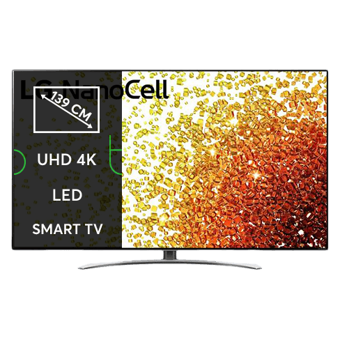 LG 55" NanoCell 4K 55NANO923 išmanusis televizorius