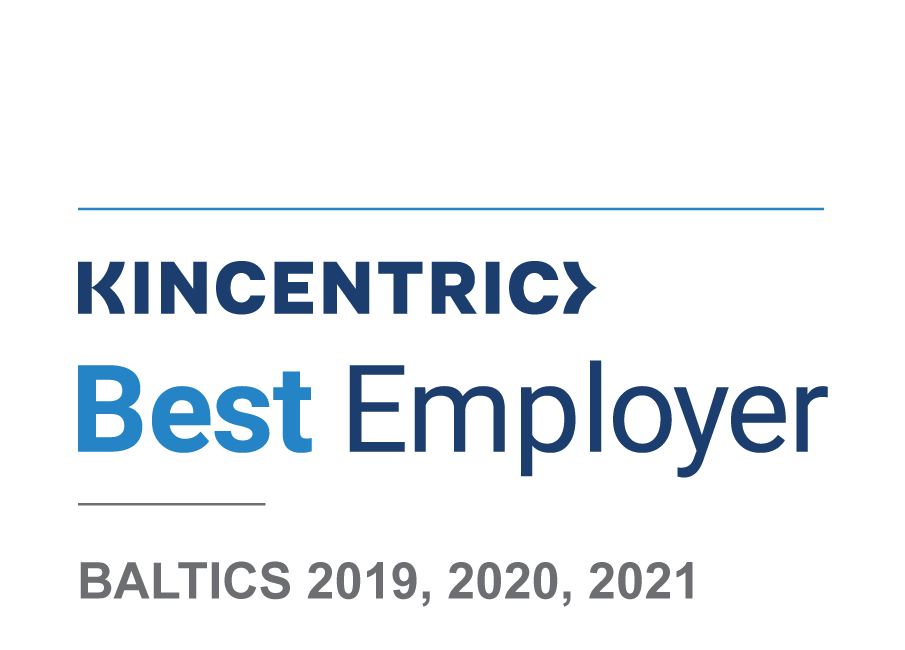 Kincentric Best Employers Baltics 2019, 2020