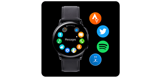 Samsung laikrodis-telefonas Galaxy Watch Active 2 LTE Aluminium 40mm (eSIM)  | Bitė Lietuva
