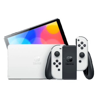 Nintendo Switch + Joy-Con White	| BITĖ