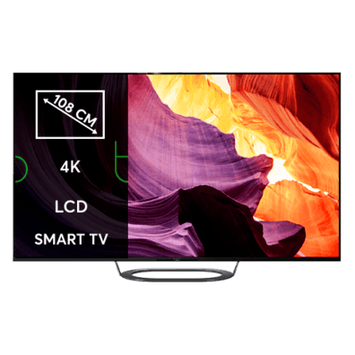 Sony 43'' 4K UHD Smart TV X82 (KD43X82KAEP) | BITĖ