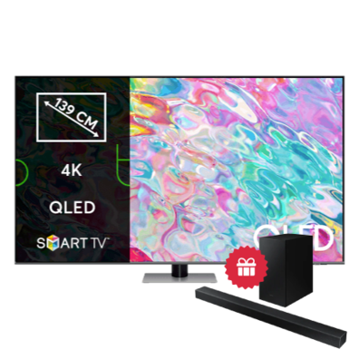 Samsung 55" QLED 4K Smart TV (QE55Q77BATXXH) | BITĖ