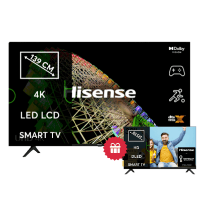 Hisense 55" 4K UHD Smart TV 55A6BG	| BITĖ